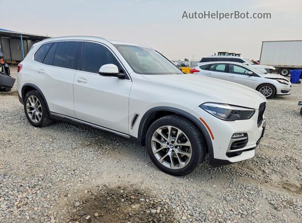 5UXCR6C0XLLL81522 2020 BMW X5 Белый Передняя правая четверть