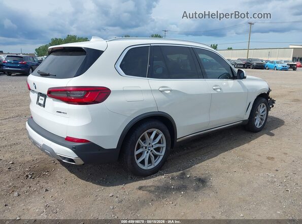 5UXCR6C51KLK82761 2019 BMW X5 White Tył prawy