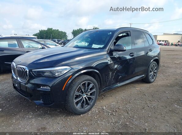 5UXCR6C51KLL23051 2019 BMW X5 Black Передня ліва чверть