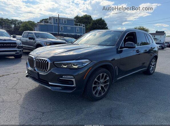 5UXCR6C52KLL26024 2019 BMW X5 Dark Blue წინა მარცხენა ხედი სამი მეოთხედიდან
