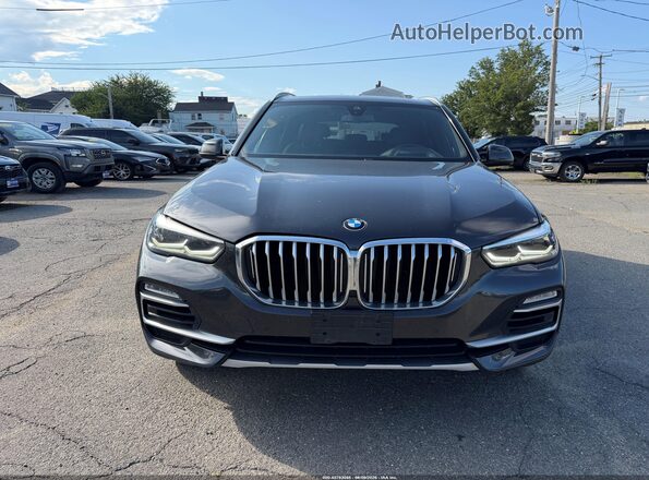 5UXCR6C52KLL26024 2019 BMW X5 Dark Blue უკანა ხედი