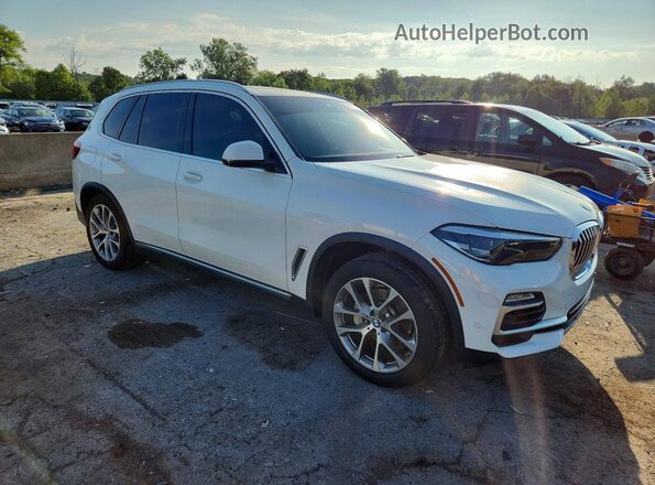 5UXCR6C52KLL36603 2019 BMW X5 White Przód prawy