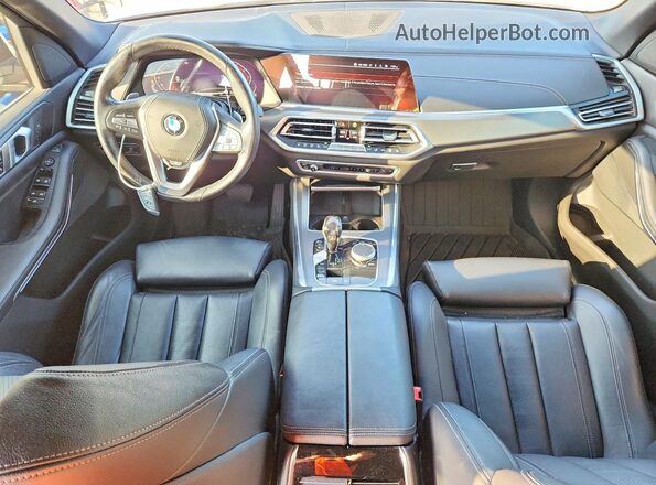 5UXCR6C52KLL36603 2019 BMW X5 White Widok deski rozdzielczej