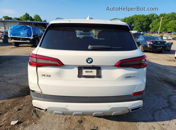 5UXCR6C52KLL36603 2019 BMW X5 White Widok z tyłu
