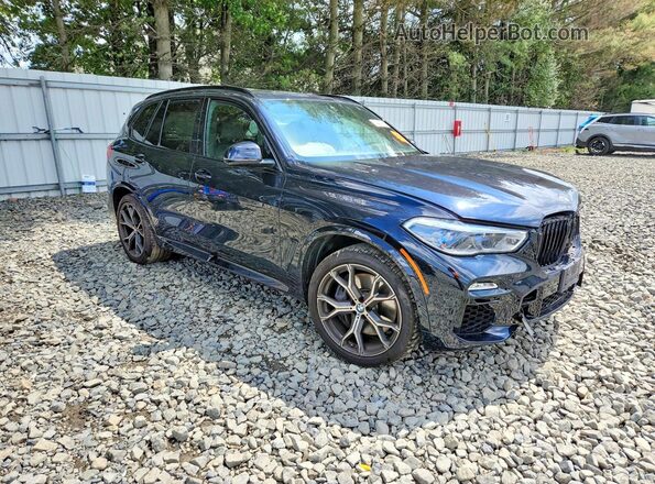 5UXCR6C52KLL51604 2019 BMW X5 Синий Передняя правая четверть