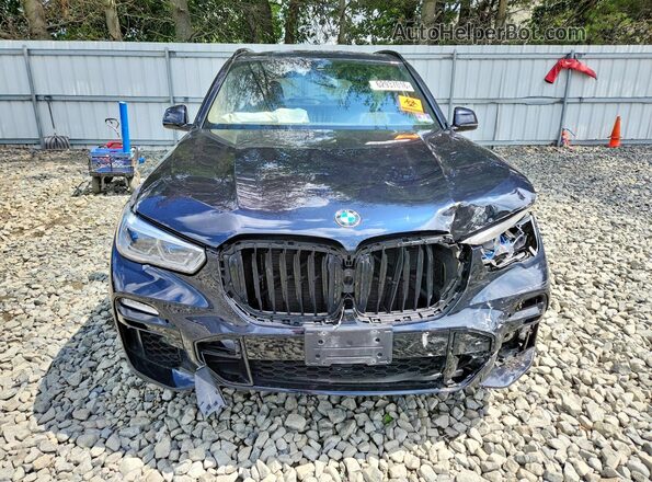 5UXCR6C52KLL51604 2019 BMW X5 Синий Вид спереди