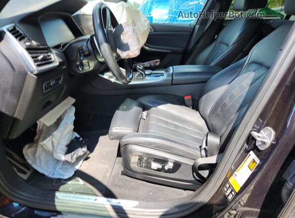 5UXCR6C52KLL51604 2019 BMW X5 Синий Вид салона спереди