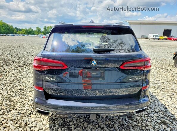 5UXCR6C52KLL51604 2019 BMW X5 Синий Вид сзади