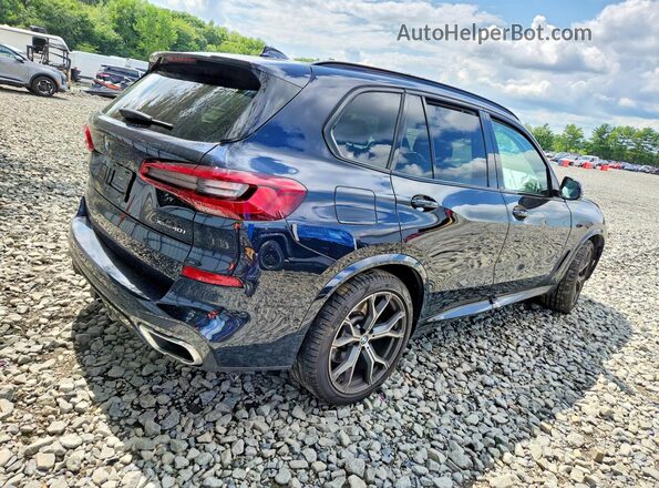 5UXCR6C52KLL51604 2019 BMW X5 Синий Задняя правая четверть