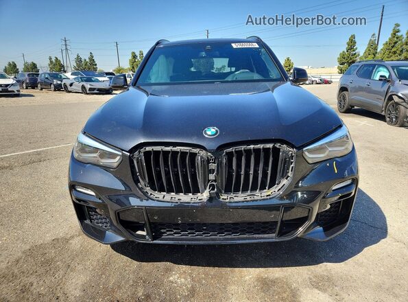 5UXCR6C52KLL60948 2019 BMW X5 Black წინა ხედი