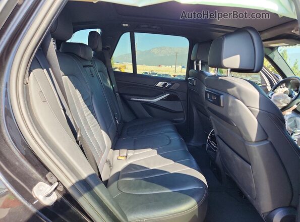 5UXCR6C52KLL60948 2019 BMW X5 Black უკანა სავარძლების ხედი