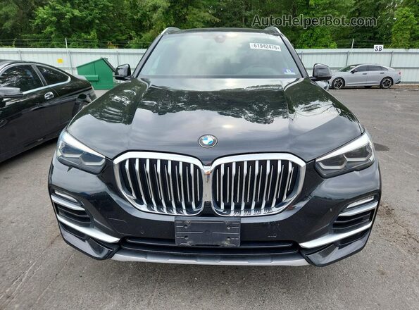 5UXCR6C53KLL11483 2019 BMW X5 Black წინა ხედი