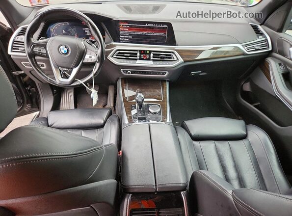 5UXCR6C53KLL11483 2019 BMW X5 Black წინა პანელის ხედი
