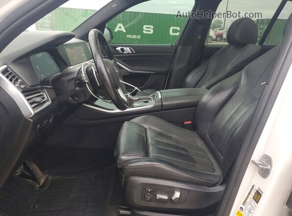 5UXCR6C54KLK80518 2019 BMW X5 Белый Вид салона спереди