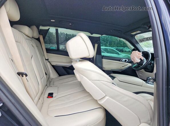 5UXCR6C54KLK80583 2019 BMW X5 Black Vista interior trasera