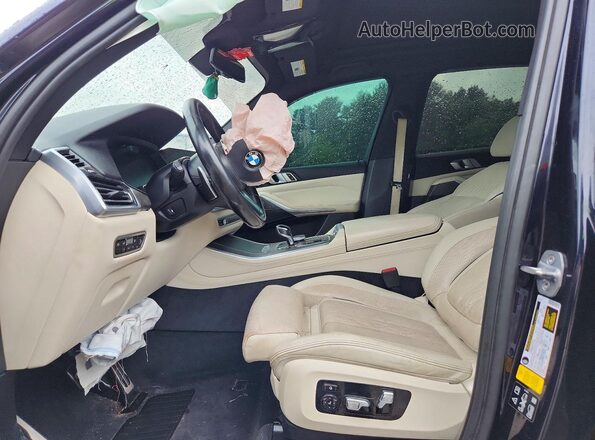 5UXCR6C54KLK80583 2019 BMW X5 Black Vista interior delantera