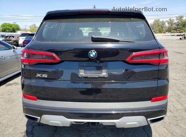 5UXCR6C54KLK88649 2019 BMW X5 Black Rear view