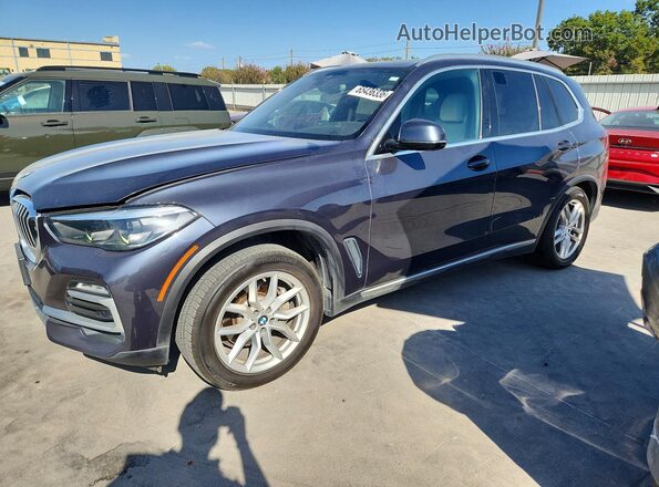 5UXCR6C55KLL06513 2019 BMW X5 Gray Trasero izquierdo