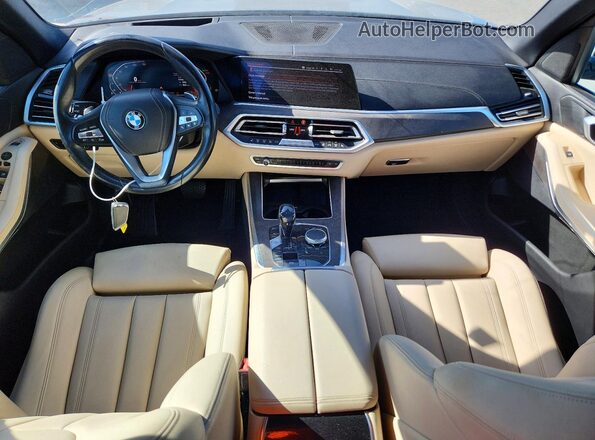 5UXCR6C55KLL06513 2019 BMW X5 Gray Vista del cuadro de instrumentos