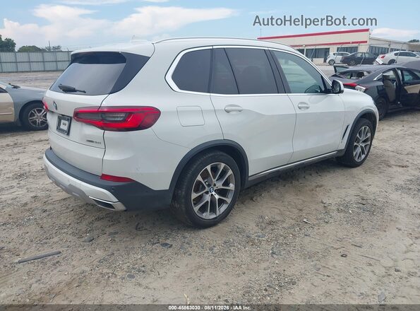 5UXCR6C56KLK89723 2019 BMW X5 White უკანა მარჯვენა