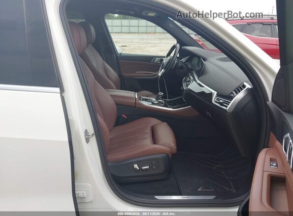 5UXCR6C56KLK89723 2019 BMW X5 White წინა სალონის ხედი