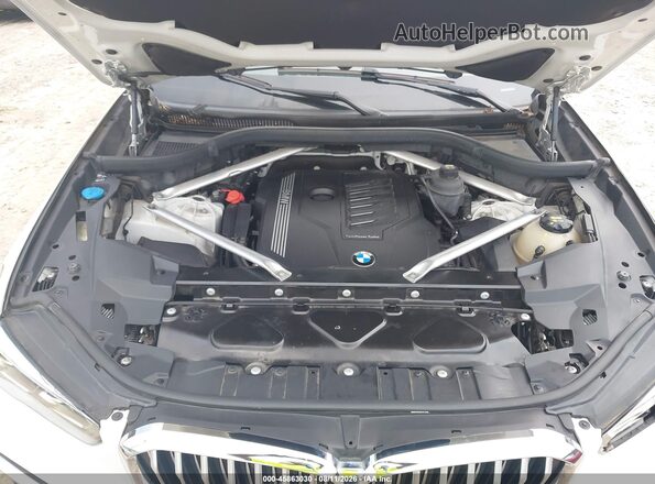 5UXCR6C56KLK89723 2019 BMW X5 White უკანა ხედი