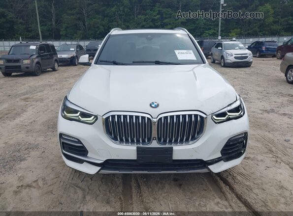 5UXCR6C56KLK89723 2019 BMW X5 White ხელსაწყოთა პანელის ხედი
