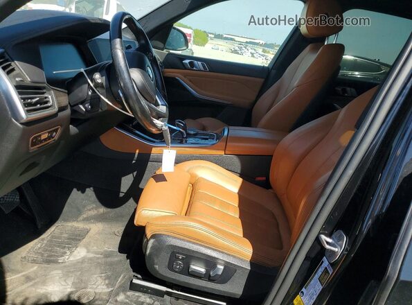 5UXCR6C56KLL14278 2019 BMW X5 Black Front interior view