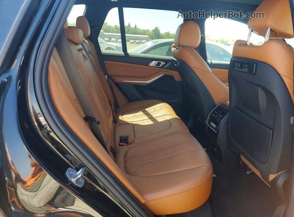 5UXCR6C56KLL14278 2019 BMW X5 Black Rear seats view