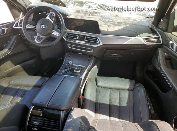 5UXCR6C57KLL22499 2019 BMW X5 White Widok deski rozdzielczej