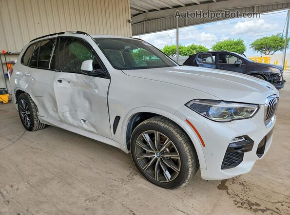 5UXCR6C58KLL08823 2019 BMW X5 Белый Передняя правая четверть