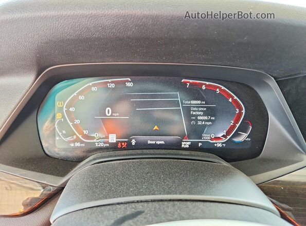 5UXCR6C58KLL08823 2019 BMW X5 Белый Вид щитка приборов
