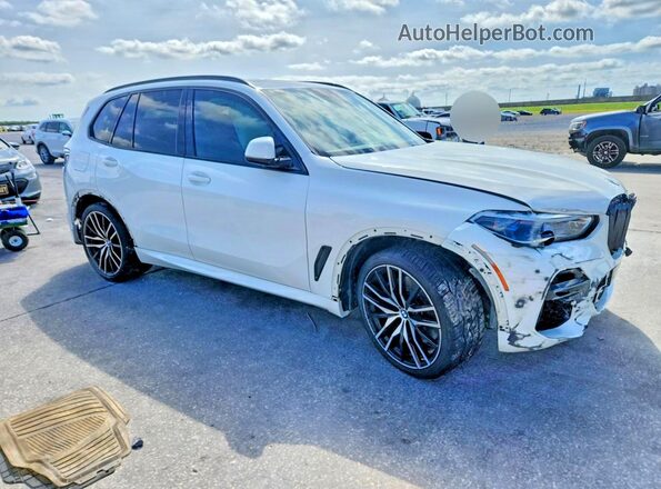 5UXCR6C58KLL12869 2019 BMW X5 White Delantero derecho