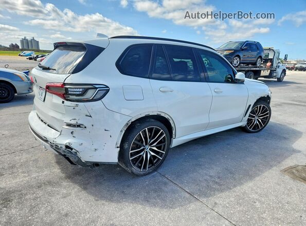 5UXCR6C58KLL12869 2019 BMW X5 White Trasero derecho