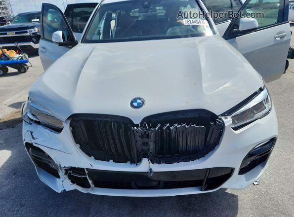 5UXCR6C58KLL12869 2019 BMW X5 White Vista interior trasera