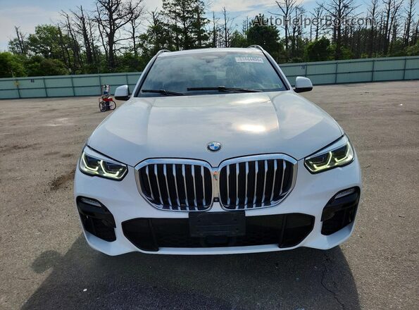 5UXCR6C58KLL25430 2019 BMW X5 White Widok z przodu