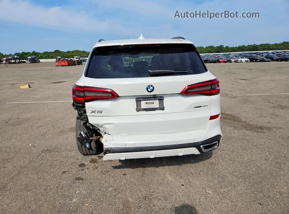 5UXCR6C58KLL25430 2019 BMW X5 White Widok z tyłu