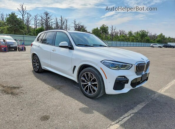 5UXCR6C58KLL25430 2019 BMW X5 White Przód prawy
