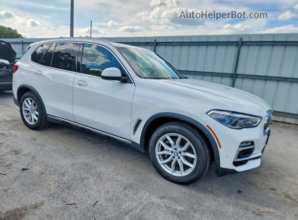 5UXCR6C5XKLB12207 2019 BMW X5 White Delantero derecho