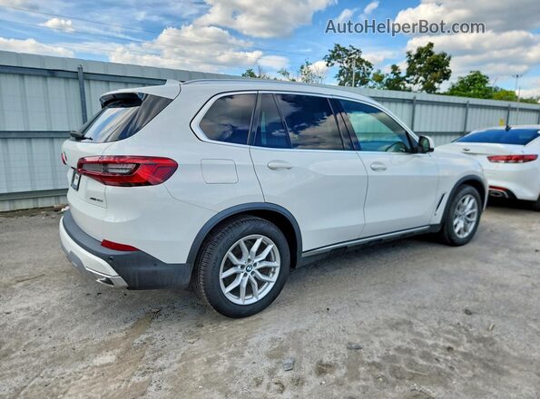 5UXCR6C5XKLB12207 2019 BMW X5 White Trasero derecho