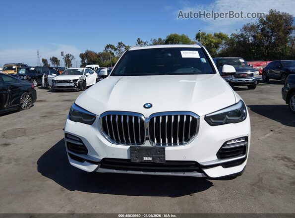 5UXCR6C5XKLL24957 2019 BMW X5 White Instrument cluster view