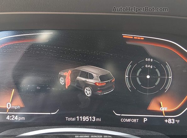 5UXCR6C5XKLL24957 2019 BMW X5 White 
