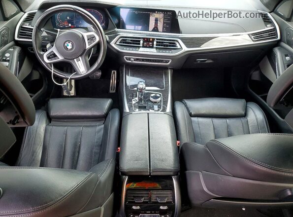 5UXCW2C00L9B63140 2020 BMW X7 Черный Вид панели приборов