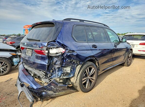 5UXCW2C00M9G33782 2021 BMW X7 Blue Rear right