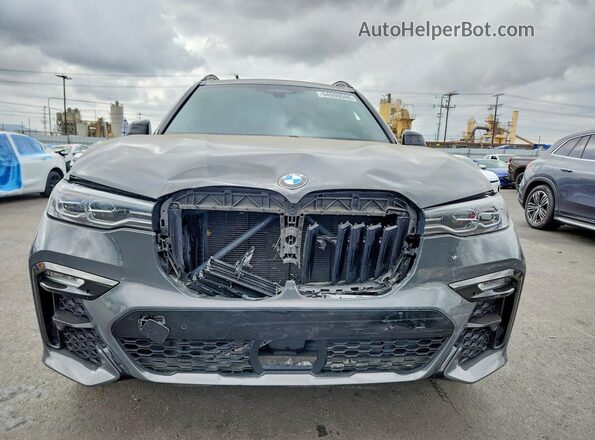 5UXCW2C00M9H88302 2021 BMW X7 Gray Front view