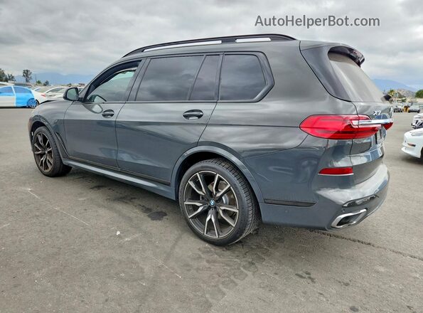 5UXCW2C00M9H88302 2021 BMW X7 Gray Rear left