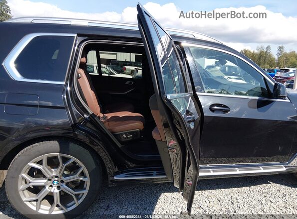 5UXCW2C01L9C60010 2020 BMW X7 Black Vista de la etiqueta del VIN