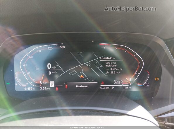 5UXCW2C01L9C60010 2020 BMW X7 Black Vista de los asientos traseros