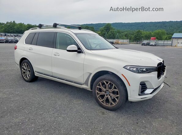 5UXCW2C03L9B73595 2020 BMW X7 White Przód prawy