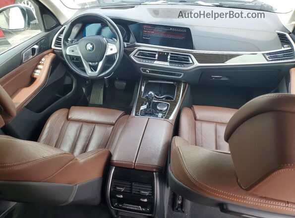 5UXCW2C03L9B73595 2020 BMW X7 White Widok deski rozdzielczej